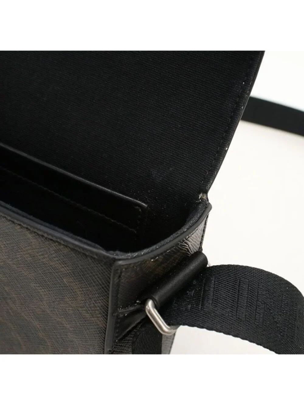 Celine Flap Messenger Bag Triomphe Canvas